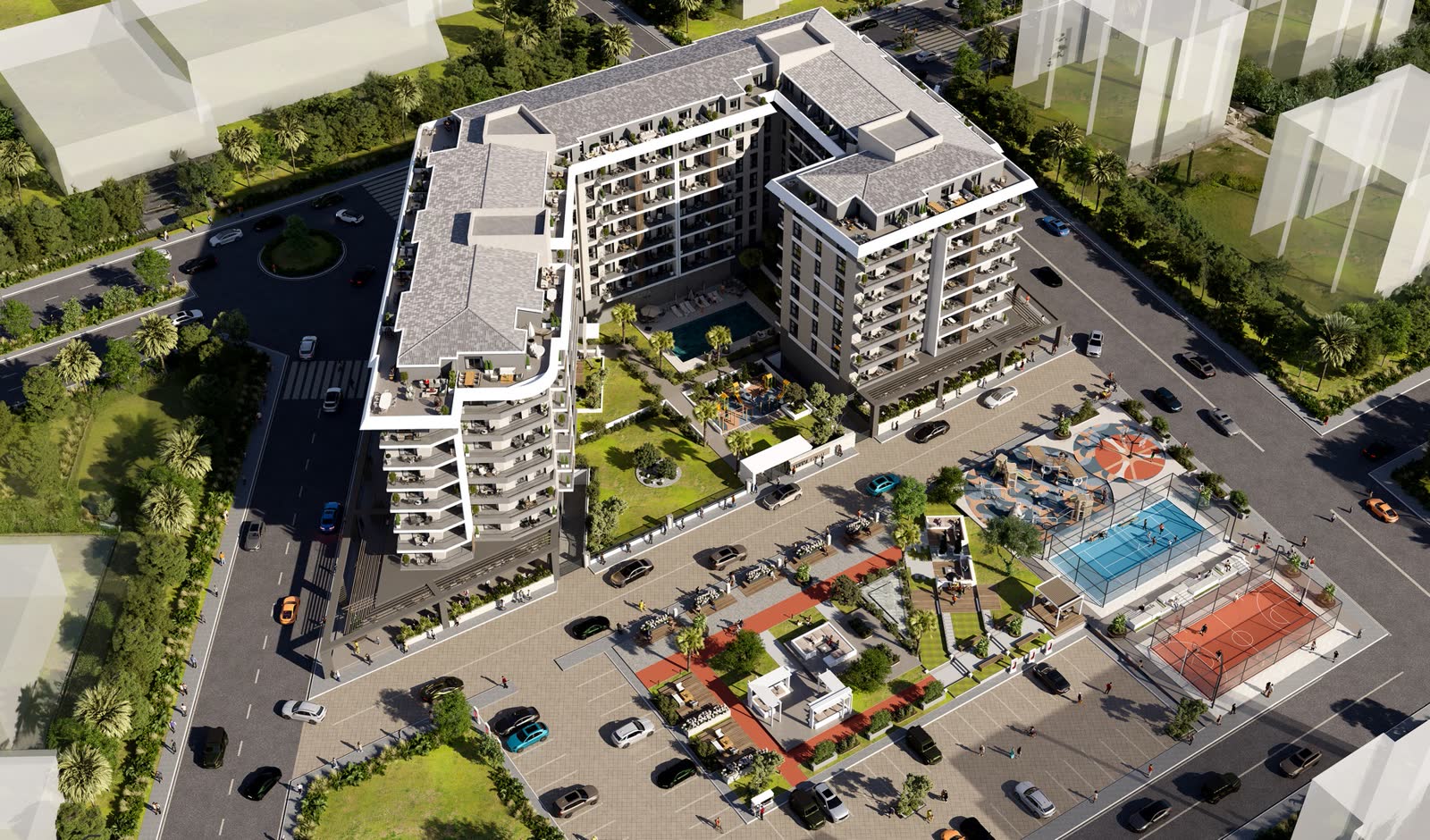 Kuşbakışı proje görünümü - Tefka Prime